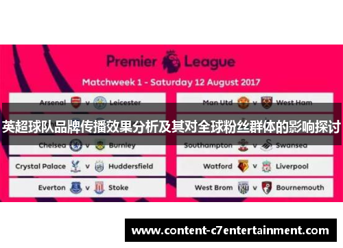 英超球队品牌传播效果分析及其对全球粉丝群体的影响探讨